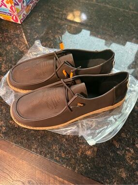 Men's Brown Casual Lace-Up Shoes